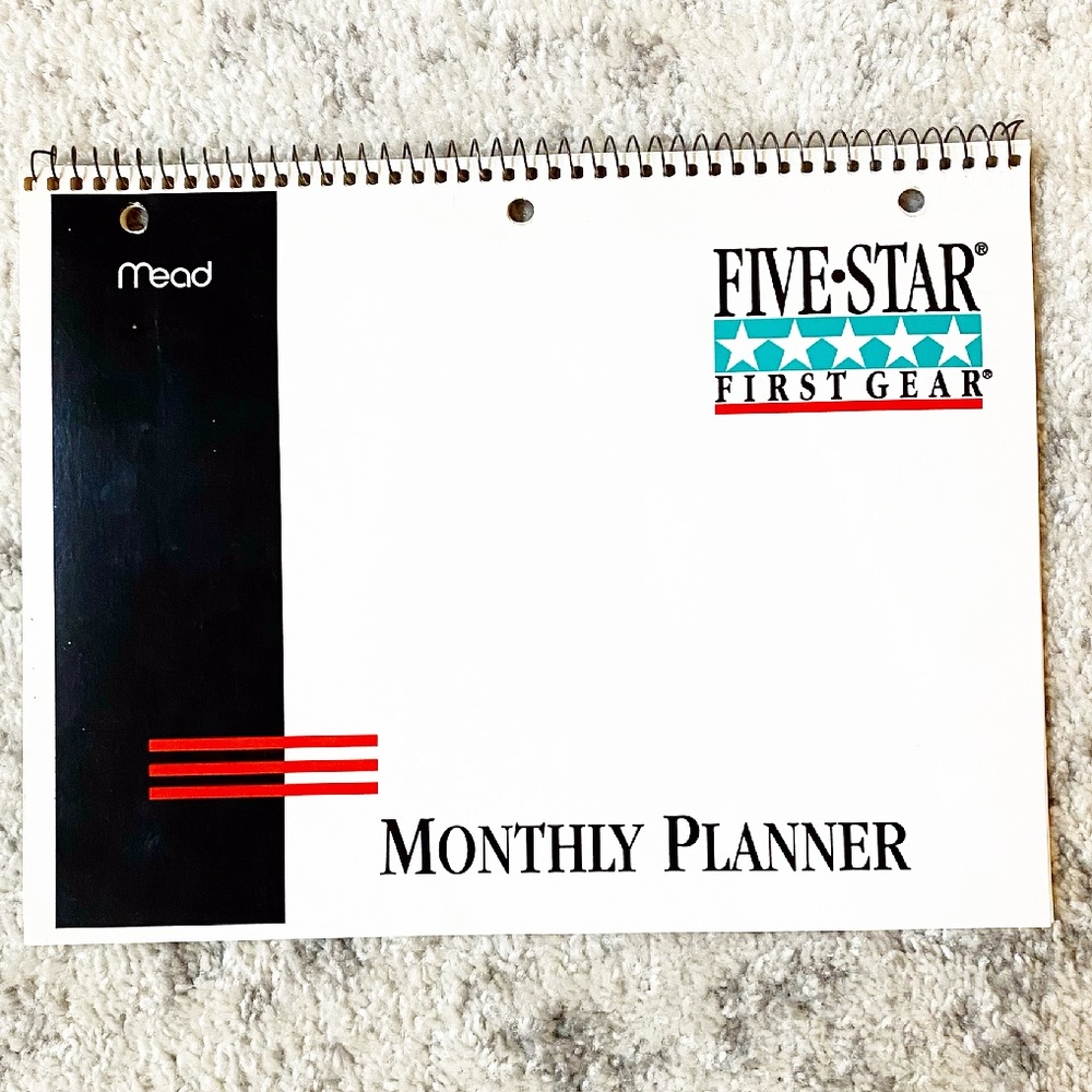 📒 Mead | Monthly Calendar Planner Notebook